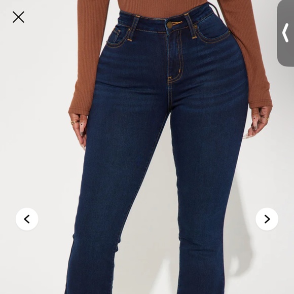 Never Worn Fashion Nova Boot Cut Jeans - Picture 1 of 2